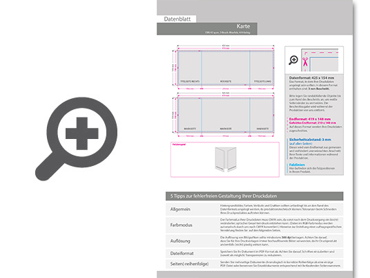 Product Bild einladungskarte__gefalzt_auf_din_a5_quer__vertikaler_2-bruch-fensterfalz__6-seitig