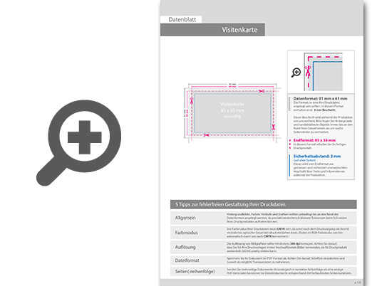 Product Bild visitenkarten_quer_5_0_farbig_85_x_55_mm_mit_beidseitig_partieller_uv-lackierung___einseitig_bedruckt_(cmyk_4-farbig_+_1_silber-sonderfarbe)